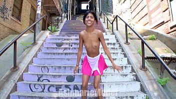 Hairy babe dancing nip slip upskirt public