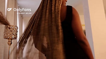 Latina arrives hot from studying and starts touching herself