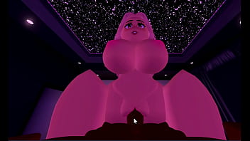 Roblox slut rides black cock