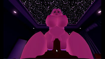 Roblox slut rides black cock