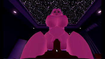 Roblox slut rides black cock