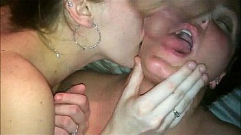 Teens sharing a facial