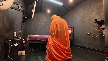 Saree try on haul with nude big booty queen nilmini sheron