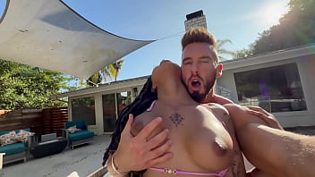 My pov cali sweets loves to deep throat my big cock