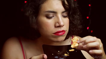 Cum on food cumpilation 10 differents ways for her to enjoy cum