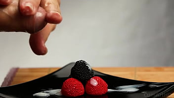 Cum on food cumpilation 10 differents ways for her to enjoy cum