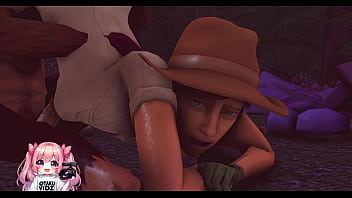 Camping and getting fucked by big cock sasquatch