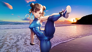 Chun li sem roupa com tesão de bikini Chun li sem roupa com tesão de bikini