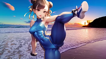Chun li sem roupa com tesão de bikini Chun li sem roupa com tesão de bikini