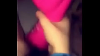 Girl fingering herself with dildo