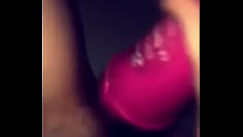 Girl fingering herself with dildo