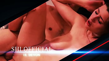 Teen gets railed behind her twin's back