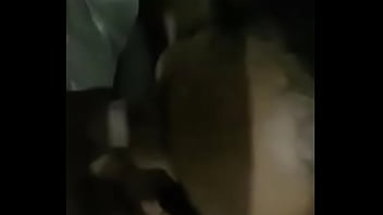 Brunette enjoys sucking cock