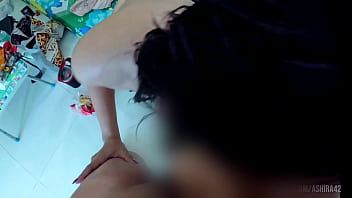 Standing doggy style on halloween day