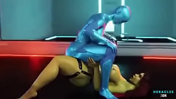 Enjoying his big cock