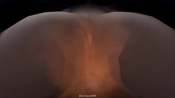 Girl farts on face animation