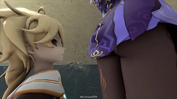 Girl farts on face animation Girl farts on face animation