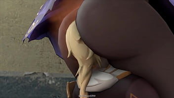 Girl farts on face animation Girl farts on face animation