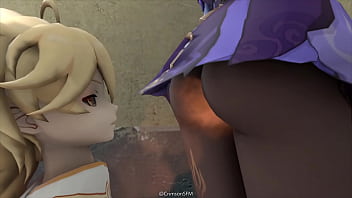 Girl farts on face animation Girl farts on face animation