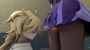 Girl farts on face animation Girl farts on face animation