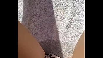 Melting in the sun #piss #pee #wetspot #pissing #peeing #wetpantiesmydirtyfetish