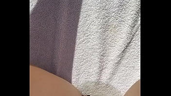 Melting in the sun #piss #pee #wetspot #pissing #peeing #wetpantiesmydirtyfetish