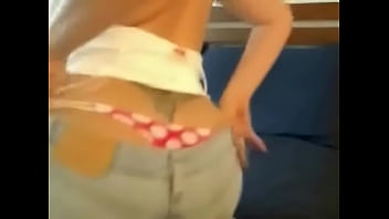 Busty webcam girl plays with dildo