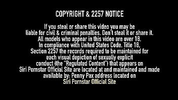 Hottie siri masturbates her cunt during wild ass drilling session