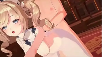 2 jóvenes de anime teniendo sexo