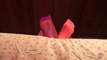 Nylons are sexy each foot
