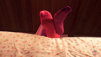 Nylons are sexy each foot