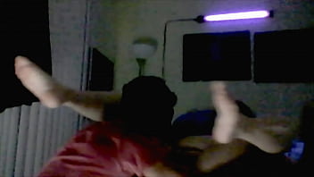 Blacklight booty tongue spearing