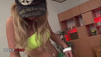 Blonde bombshell karin's wild jav adventure