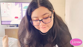 Lizren estaba estresado asi que le saque el semen