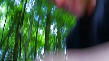 Doggystyle in a forest