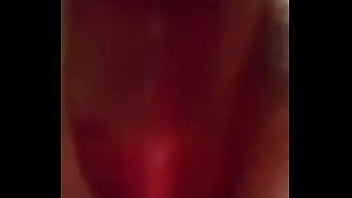 Girlfriend playing with dildo