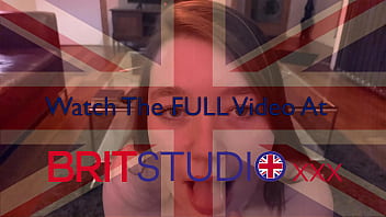 British teen sloppy blowjob & tit wank