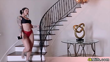 When my stepma realised that i like to watch her masturbate