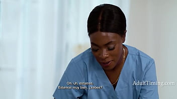 Ebony masseuse deep tissue parlor loving