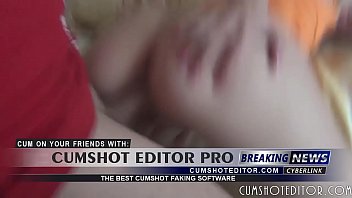 Cute blonde amateur fucked and cummed on at home pov