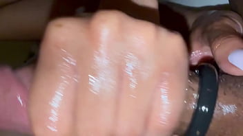 Black chick took control of the dick