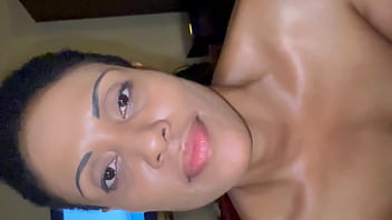 Black chick took control of the dick Black chick took control of the dick