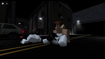 Two hot roblox girls fucked on the street