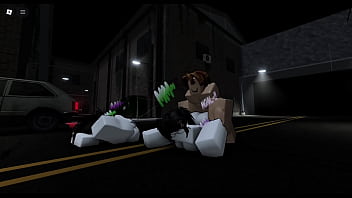 Two hot roblox girls fucked on the street