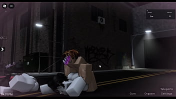 Two hot roblox girls fucked on the street