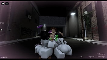 Two hot roblox girls fucked on the street
