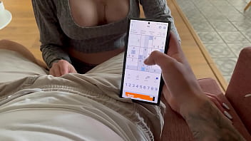 "who wins " my girlfriend challenges me to finish a sudoku while masturbating