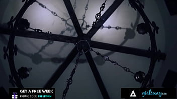 Witchy babes summon a sex spirit to fuck