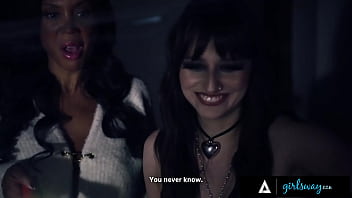 Witchy babes summon a sex spirit to fuck