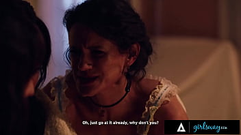 Witchy babes summon a sex spirit to fuck